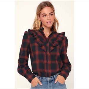 The Fifth Label Plaid Shirt - Brand New w/ Tags XL